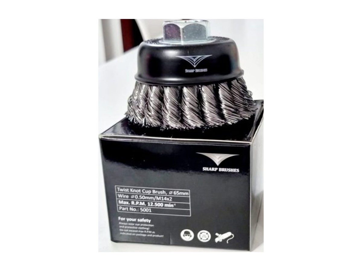 Knot End Brush (Twist Knot Cup Brush)